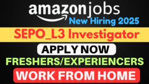 Amazon Work From Home job for freshers